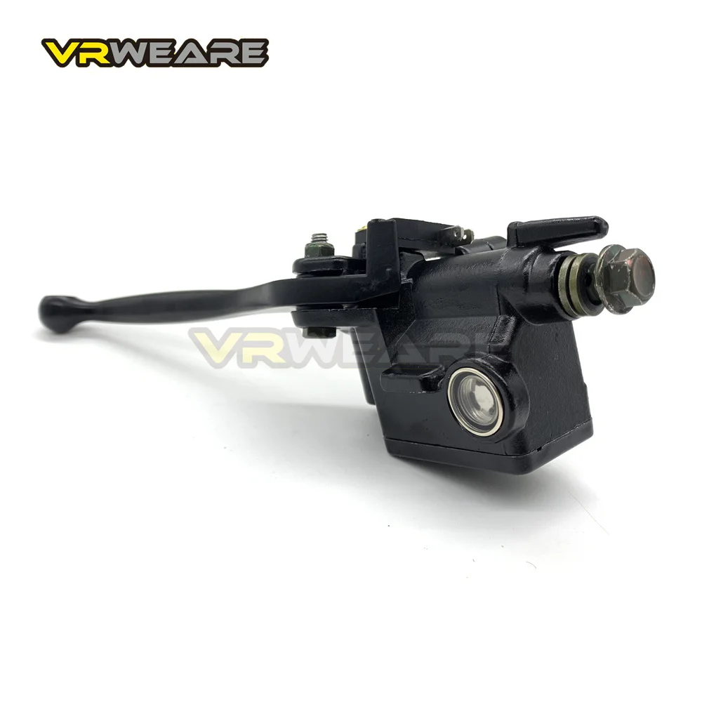 LEFT SIDE Motorcycle Brake Master Cylinder Hydraulic Left Lever Pump For Dirt Pit Bike ATV Quad Moped Scooter Buggy Go Kart