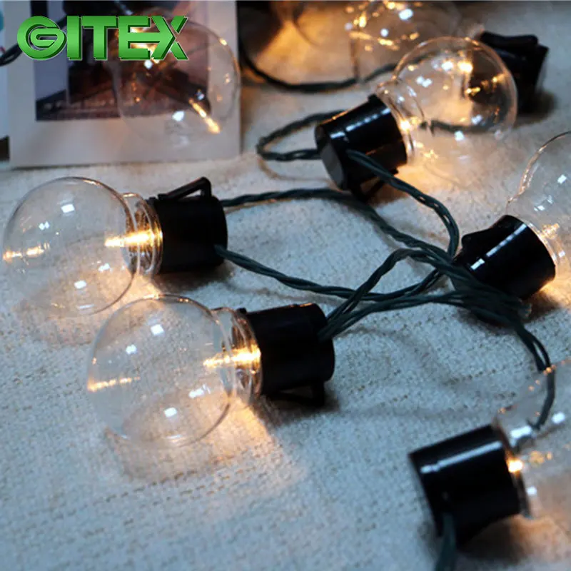 

20 LED Globe Festoon Party Ball String Light Connectable Christmas Fairy Lights for Garden Pendant Garland String Fairy Light