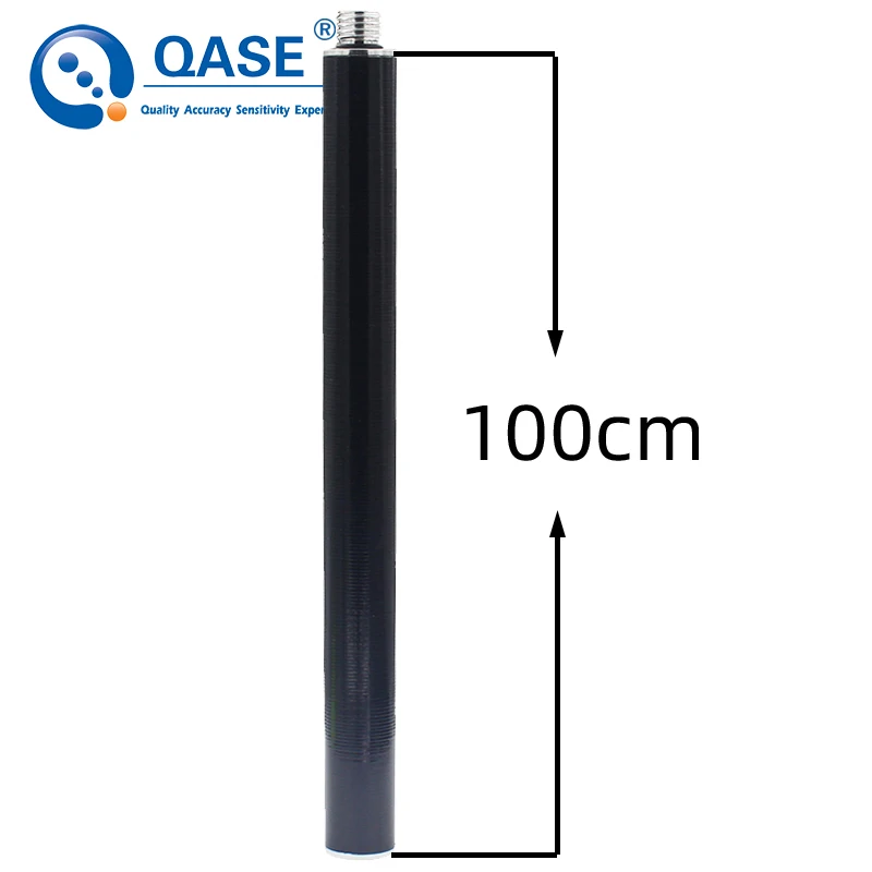 Qase Gps Extensão Haste de Fibra de Carbono Pólo de Centralização Ultra-leve Preto de Alta Resistência Diâmetro 25 mm Comprimento 100cm