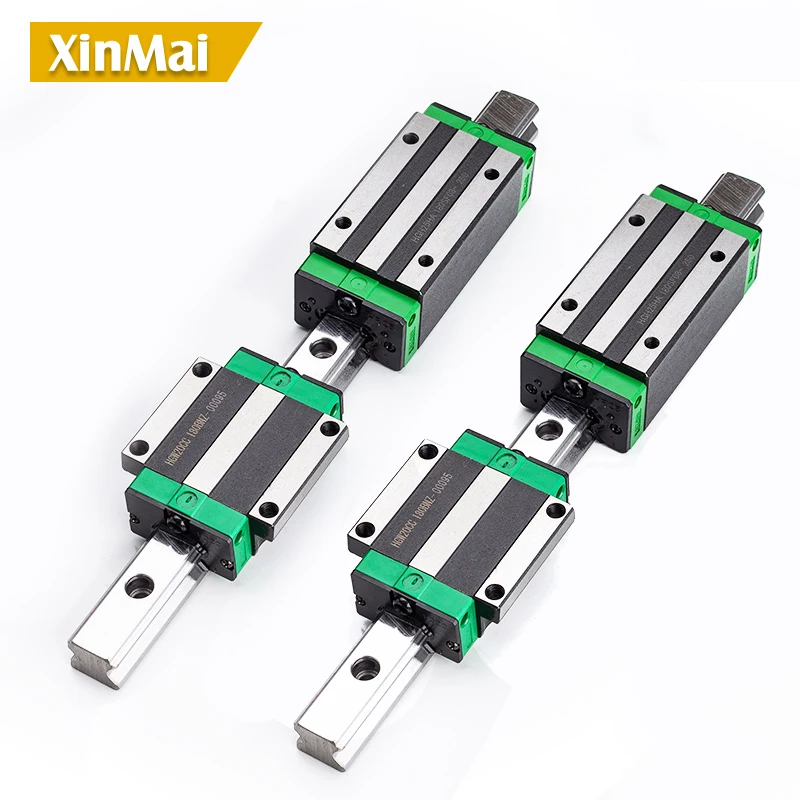 

2pcs HGR15 - 1500mm + 4pcs HGH15CA HGW15CC linear guide rail linear block carriage CNC parts