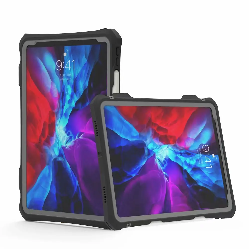 

For iPad Pro 11 Case 2020 Waterproof Case Shockproof DustProof Cover Stand Built-in Screen Protector for iPad Pro11 2020 Coque