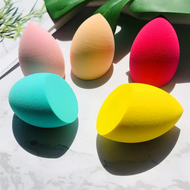 Makeup Egg Water Drop Oblique Cut Powder Puff Sponge Egg Giant Soft Air Cushion Dry and Wet Make-up Do Not Eat Powder Cosmetic