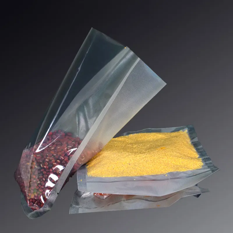 50 قطعة أكياس تفريغ الطعام المطبخ تخزين أكياس ل فراغ السدادة التعبئة والتغليف رولز الغذاء الطازجة التوقف أكياس مكنسة 17*25 سنتيمتر التعبئة والتغليف