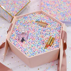 30g Macarone color Foam Balls filler gift box filing Polystyrene bead DIY toy cand box gift boxes decoration accessiories