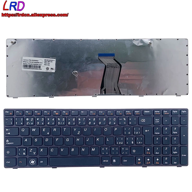 

New Original CZ Czech Keyboard for Lenovo B570 B570e B575 B575e B590 Z570 Z575 V570 V570C V575 V580 Laptop 25200923