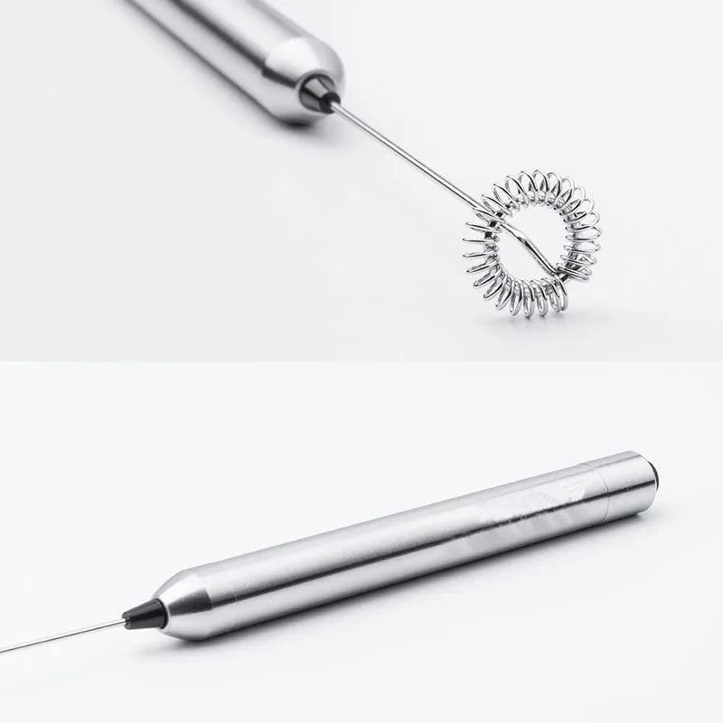 Hoodakang espumador de leite elétrico, cafeteira, cappuccino, misturador de espuma, batedor de ovos, tipo conveniente, pequena potência