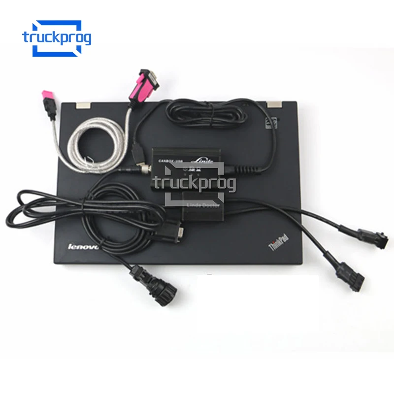 TruckProg Forklift Diagnostic Tool for linde canbox doctor Diagnostic Scanner + pathfinder + T420 Laptop Whole Set