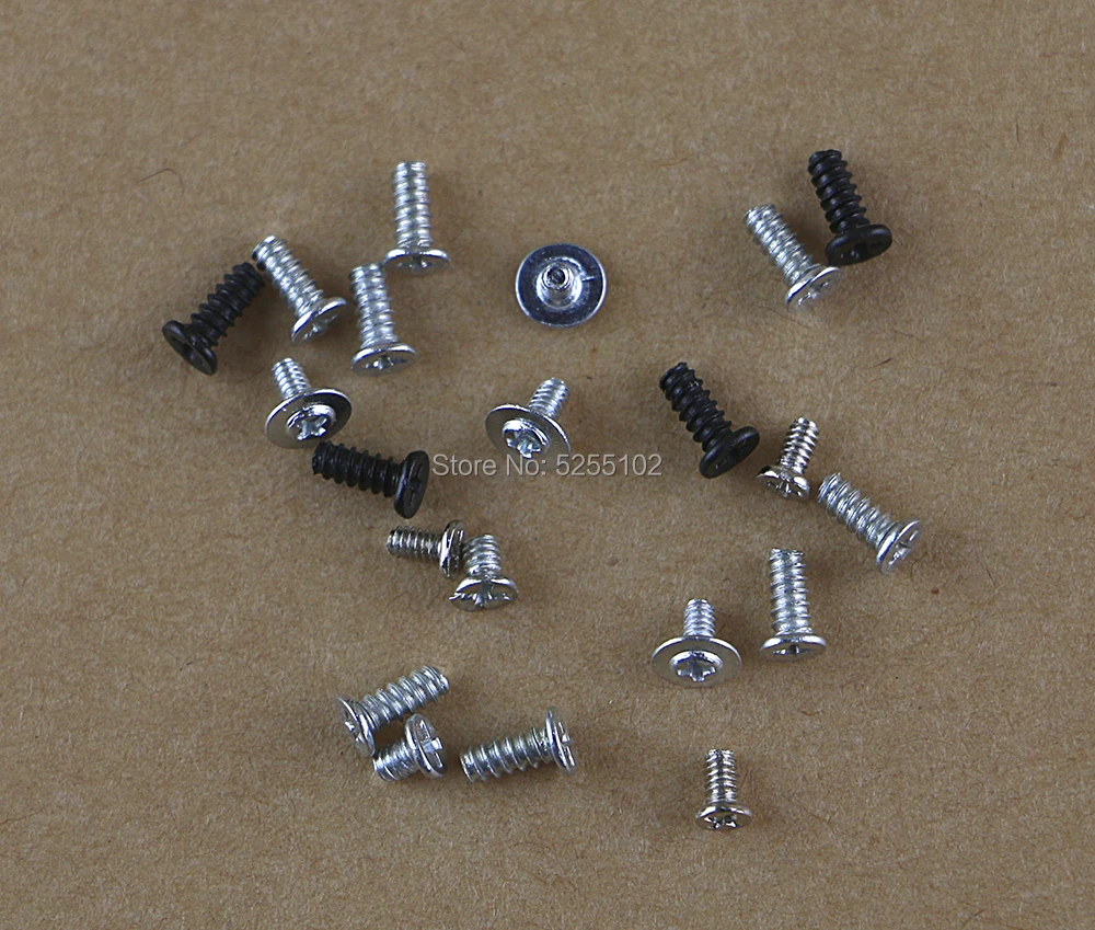 50sets/lot for PSP1000 PSP1001 PSP 1000 console Screws Full Screw Set Repair Parts shell mother main board screw