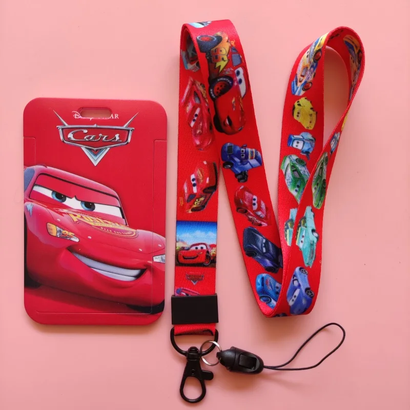 Tempat Kartu Bank Anak Laki-laki Mobil Disney Bingkai Tempat Kartu Lencana Bisnis Sampul Casing Karyawan ABS Tempat Kartu Identitas Siswa