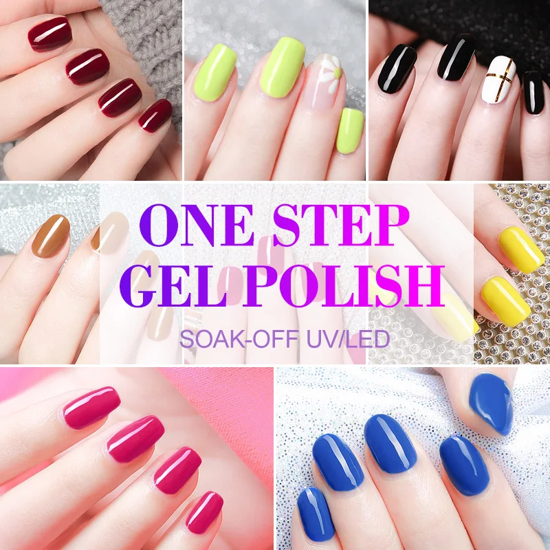 VENALISA 3-in-1 UV-Gel-Nagellack, einstufiger Gel-Lack, organischer Soak-off-Nagelkunst-Lack für LED/UV-Licht, neu eingetroffen, Nagelstudio – Detail 6