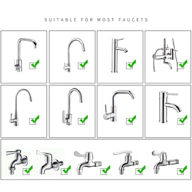 Kitchen faucets tap extender Saving Water Tap Extension Adjustable Sink Head Shower Filter Pressure Bubbler bathroom Accessories