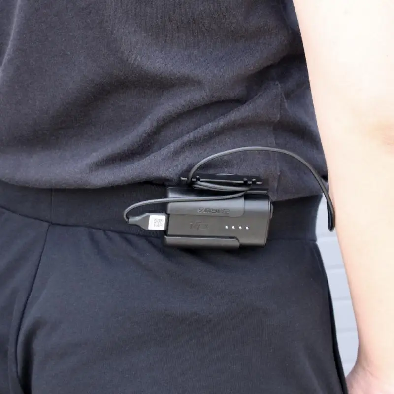 Sunnylife Headband กล่องเก็บแบตเตอรี่คลิปกลับสำหรับ DJI FPV Goggles V2บินแว่นตาสายไฟอุปกรณ์เสริม