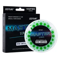 Goture Master línea de pesca con mosca, peso hacia adelante, línea principal flotante, 100FT/90FT #2-#10, 4 colores disponibles