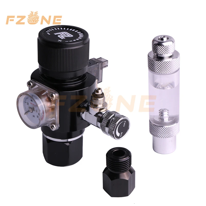 

New DC12V CO2 Mini Regulator Aquarium Display with Bubble Counter Check Valve For Aquarium Water Plant Fish Tank