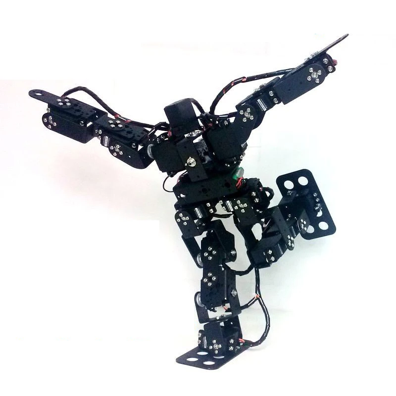 

15 DOF Humanoid Dance Robot/Metal Building Blocks Bipedal Walking Robot/Teaching DIY Kit