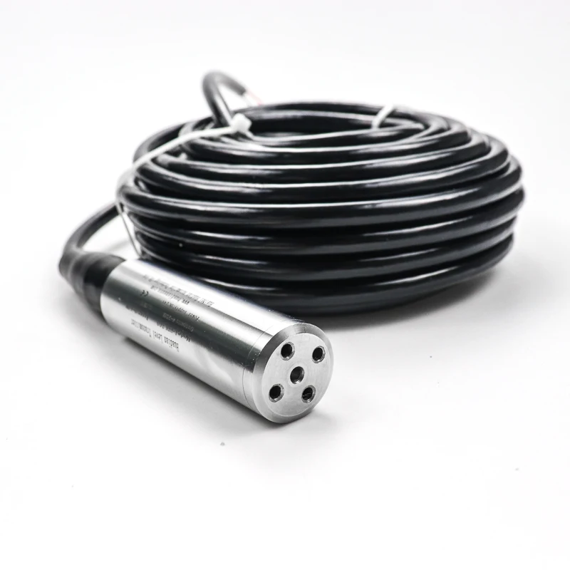 4-20mA Vloeistofcapaciteit Hydraulische Olie Waterniveausensor 5V Vermogen 100m Niveauzender 0-10V