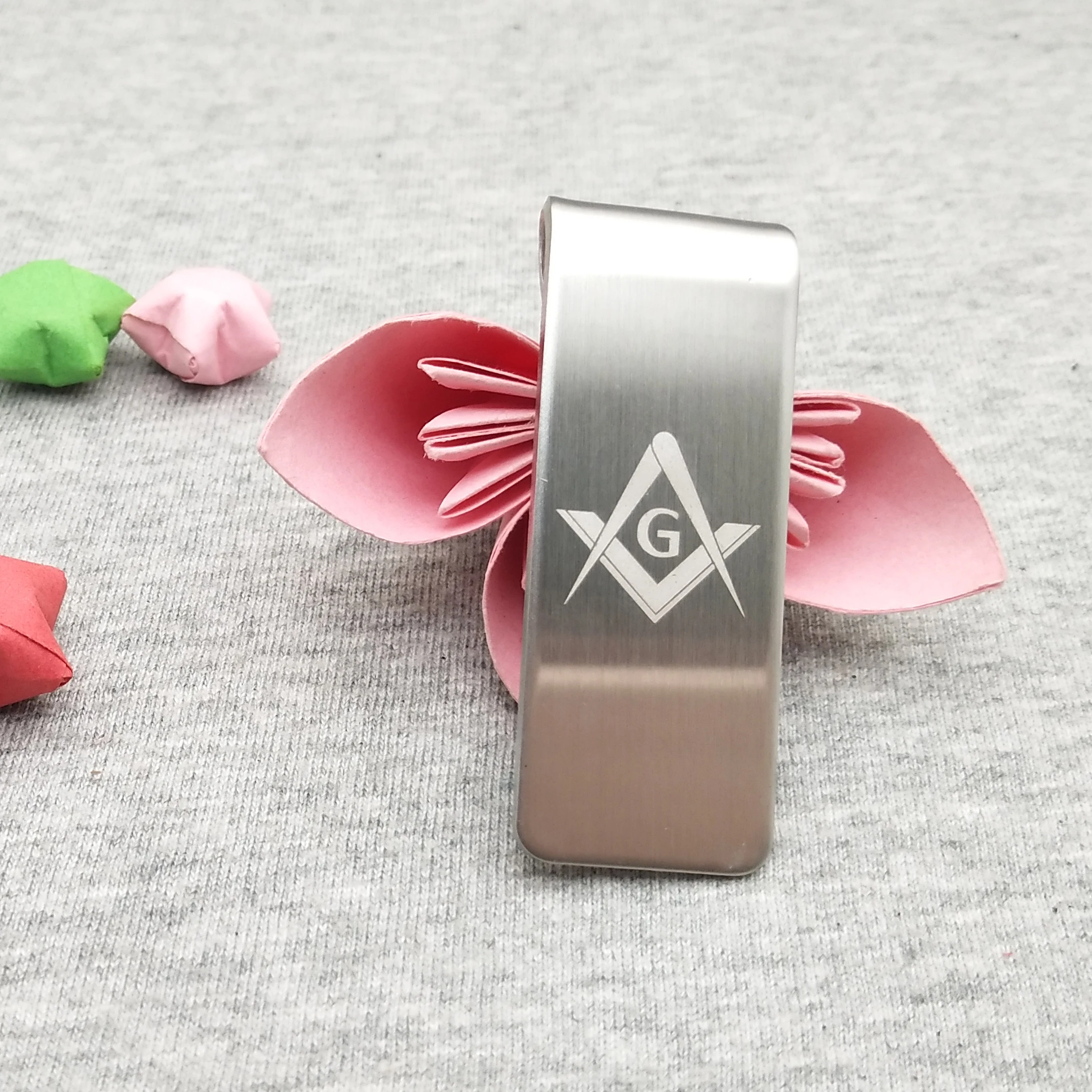 0.8mm/1.5mm High Quality Dollars Clip 1pc Customized With Your Company Logo and Email Personalized Office Supplies