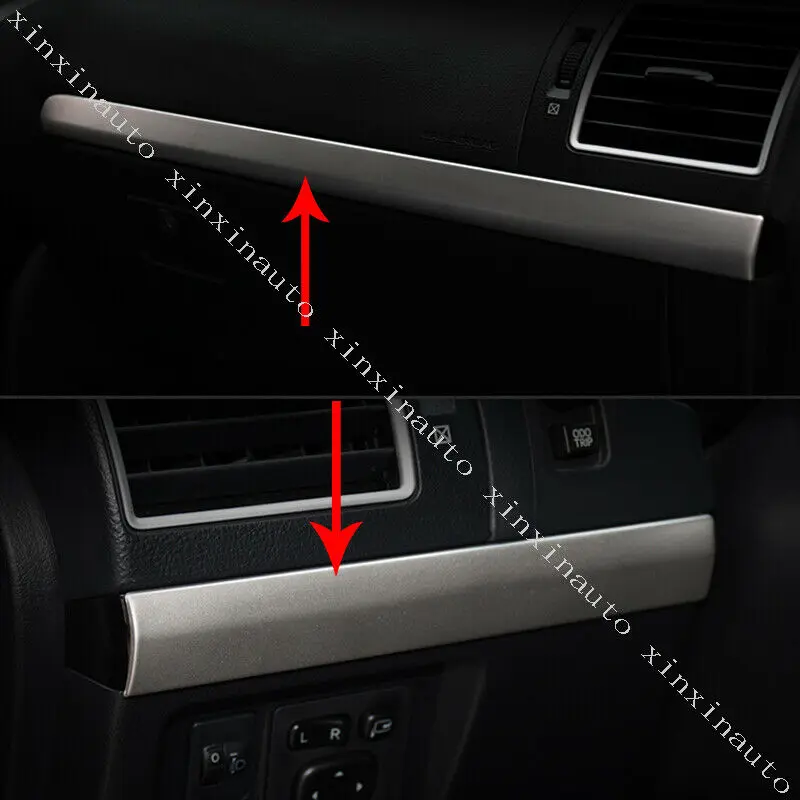 

Fits For Toyota Land Cruiser Prado FJ150 2010-2019 Car ABS Center Console Molding Trim Strip Moulding Styling Accessories 2PCS