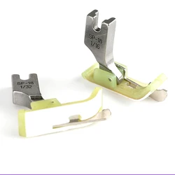 SP-18R/L Side Stop Plastic Presser Foot Flat Plastic  with Knife Open Thread Tangent Presser Foot