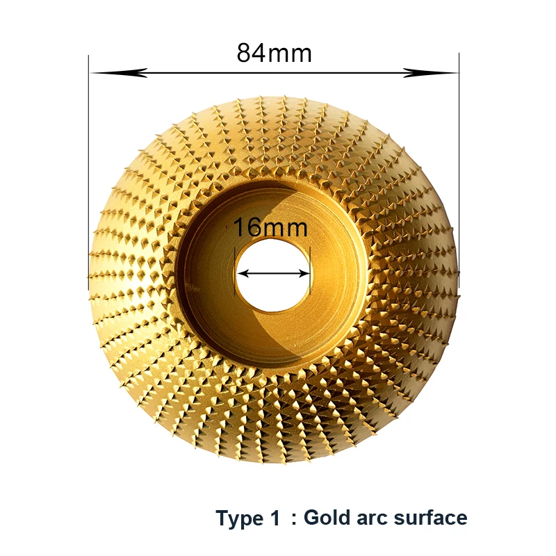 

Wood Angle Grinding Wheel Abrasive Disc Sanding Carving Rotary Tool For Angle Grinder Carbide Coating Bore Shaping 5/8inch Bore