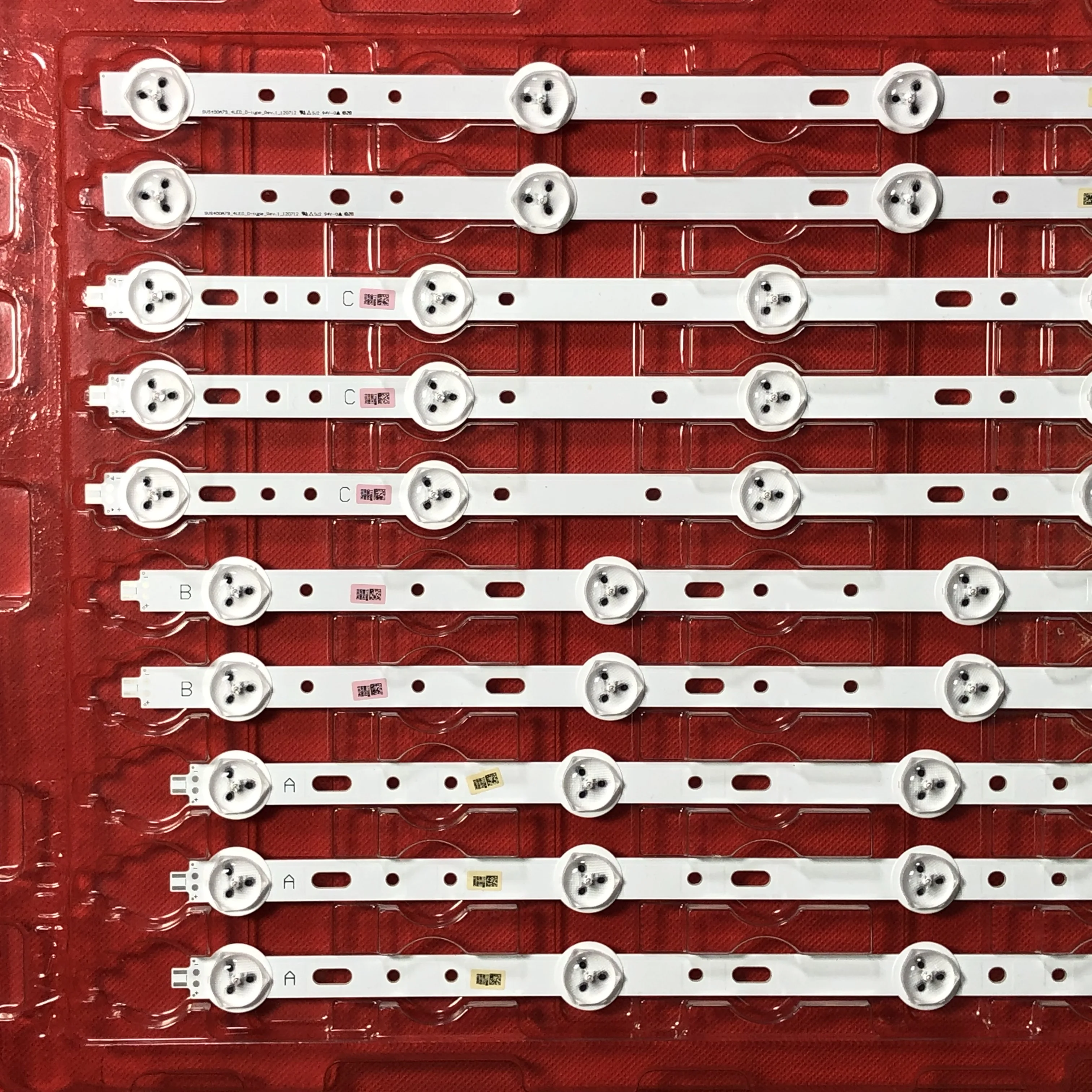 Новая светодиодная лента SVS400A73 SVS400A79, 10 шт., 4 светодиода, тип A/B/D/C, 1. 1 40VLE4324BF 40VLE5322BG 40VLE5324BG LTA400HM23