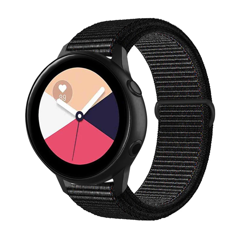 22mm 20mm strap for samsung galaxy watch 3 41mm active 2 46mm 42mm gear S3 Frontier huawei watch 3/3 Pro gt amazfit bip band