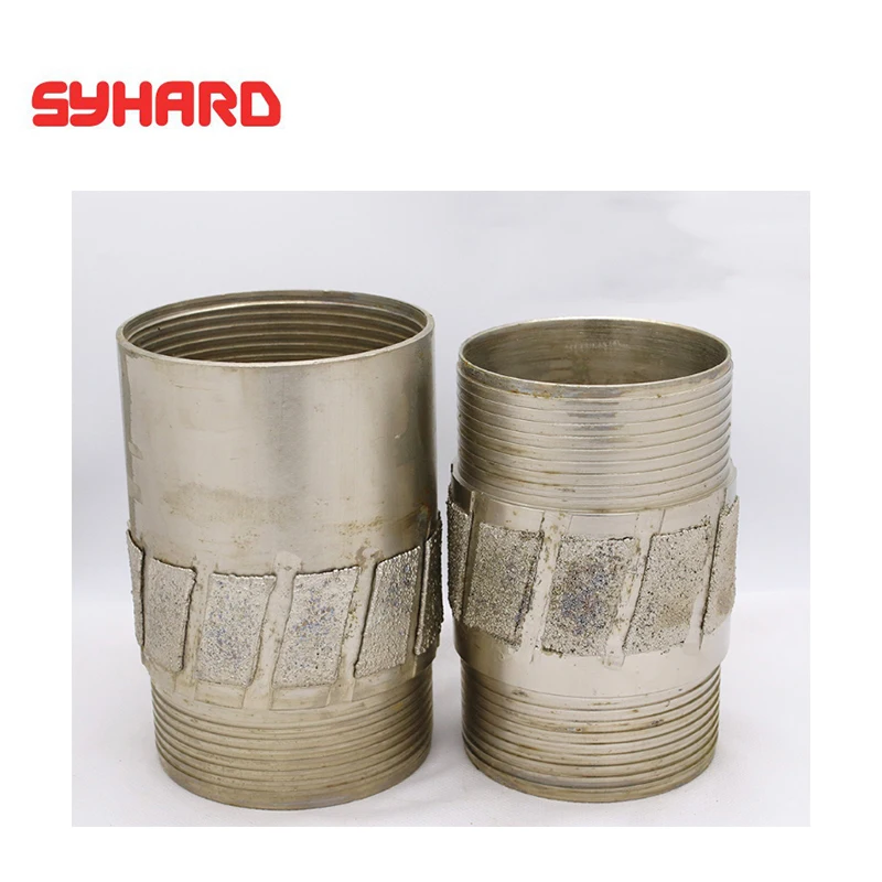 Galvanize a Ferramenta de Perfuração do Reamer do Diamante Tubulação Sigle e Broca Dobro da Tubulação