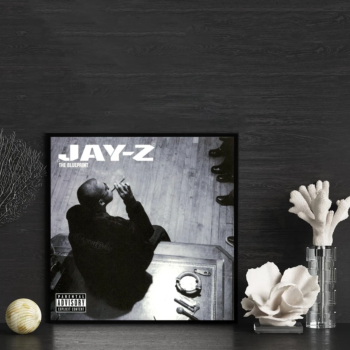 Jay-Z The Blueprint Music Album Cover Poster Canvas Art Print Home Decoration Wall Painting (No Frame)