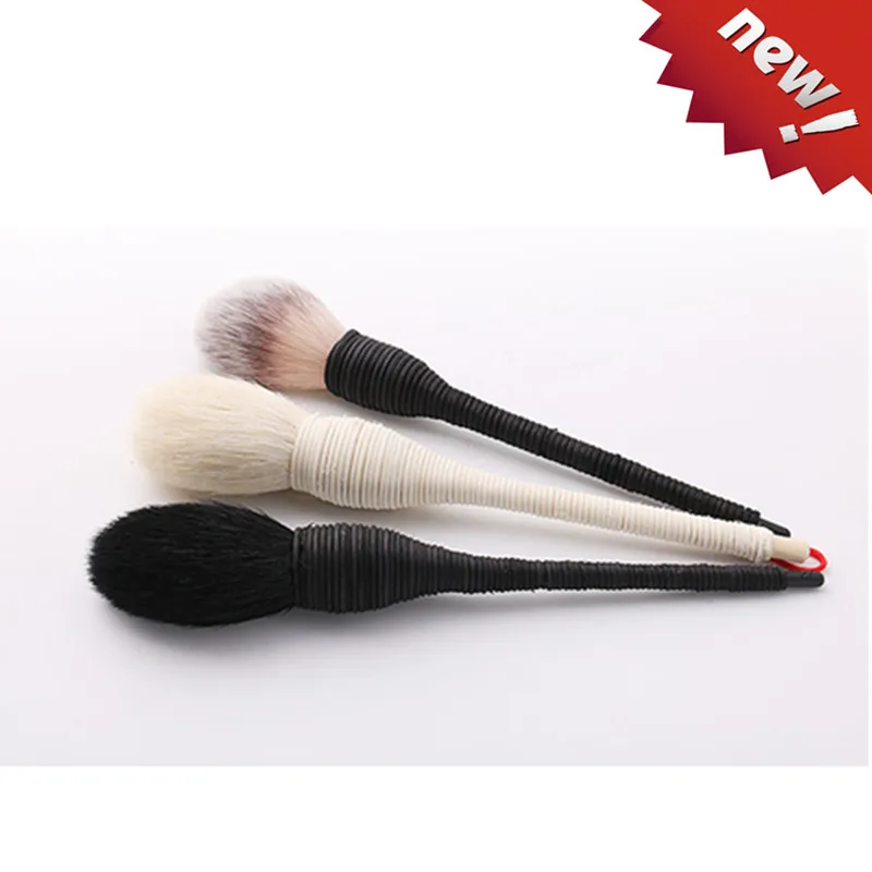 Goat Wool Makeup Brushes Cream for foundation Powder brush Set Soft Face Blush Brush Professional Large Cosmetics Make Up Tools