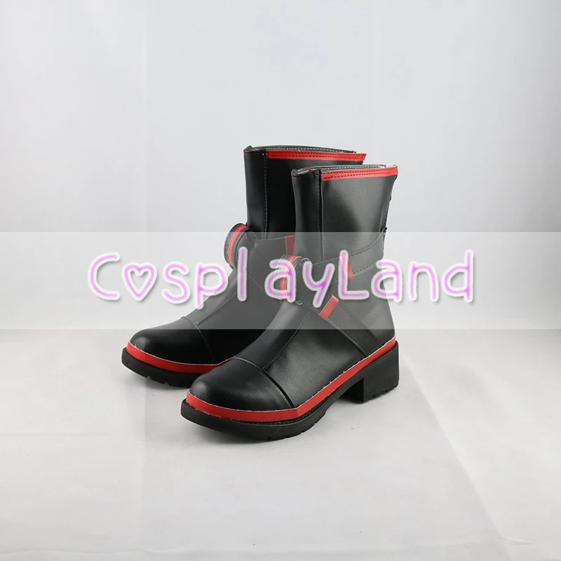 Vtuber Kuzuha Cosplay Boots Shoes Leather Shoes Cosplay Accessories Halloween Party Shoes for Men Shoes