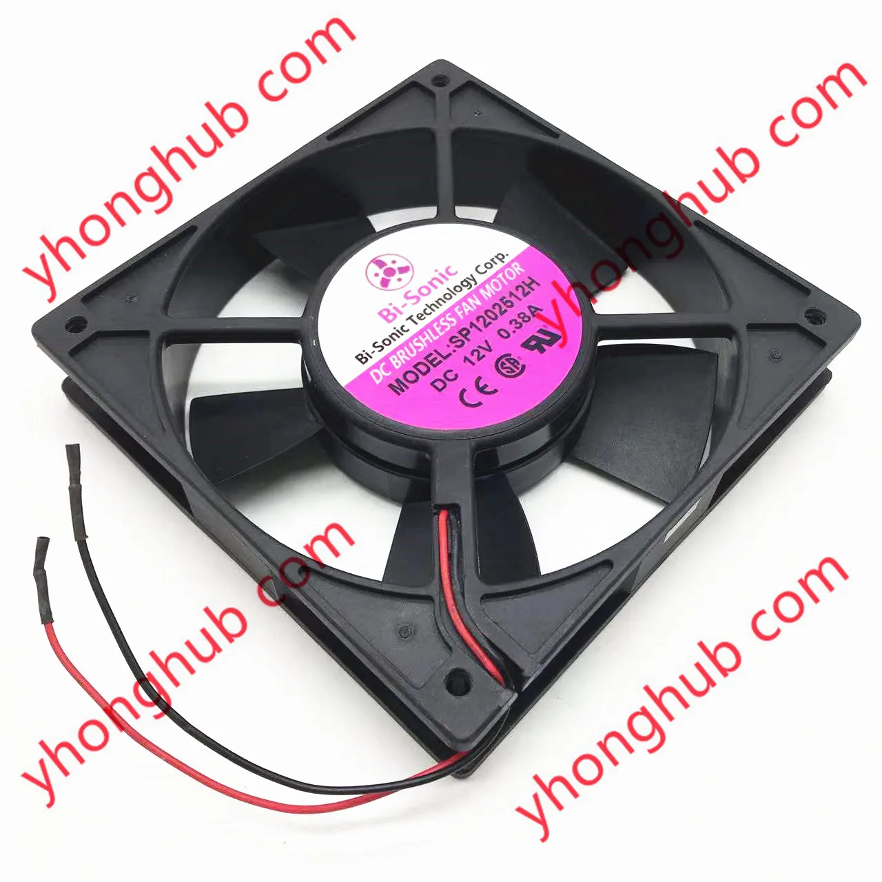 

Bi-Sonic SP1202512H DC 12V 0.68A 120x120x25mm 2-Wire Server Cooling Fan