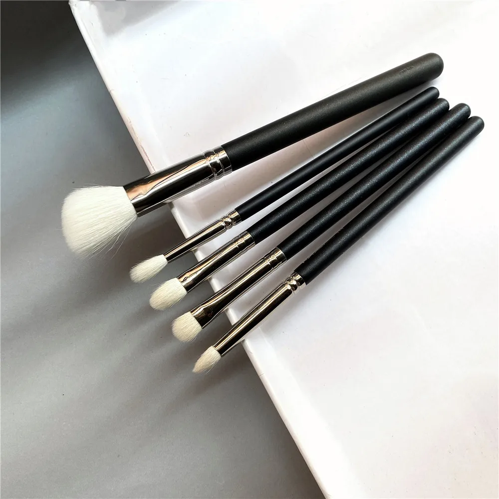 Make-up Pinsel Set 5PCS(168 217 219 221 239) Weiche Weiß Ziegenhaar Abgewinkelte Kontur Lidschatten Bleistift shader Blending Cosmetic Werkzeug