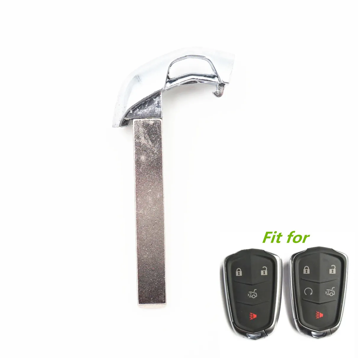 WFMJ New Uncut Smart Remote Emergency Key Blade Blank for Cadillac Escalade ATS CTS ELR SRX XTS HYQ2AB