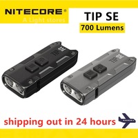 Original NItecore TIP SE Flashlight Keychain Light MINI LIGHT LED Rechargeable Pocket Flashlight Outdoor Hiking Camping EDC