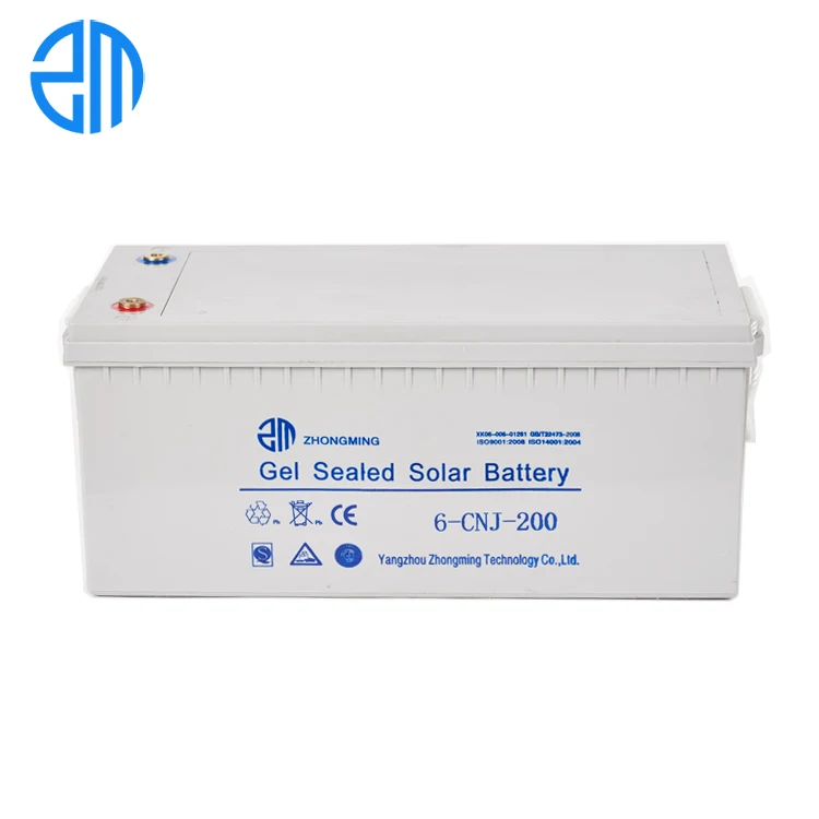 

Factory directly 12v 200ah solar storage agm gel battery