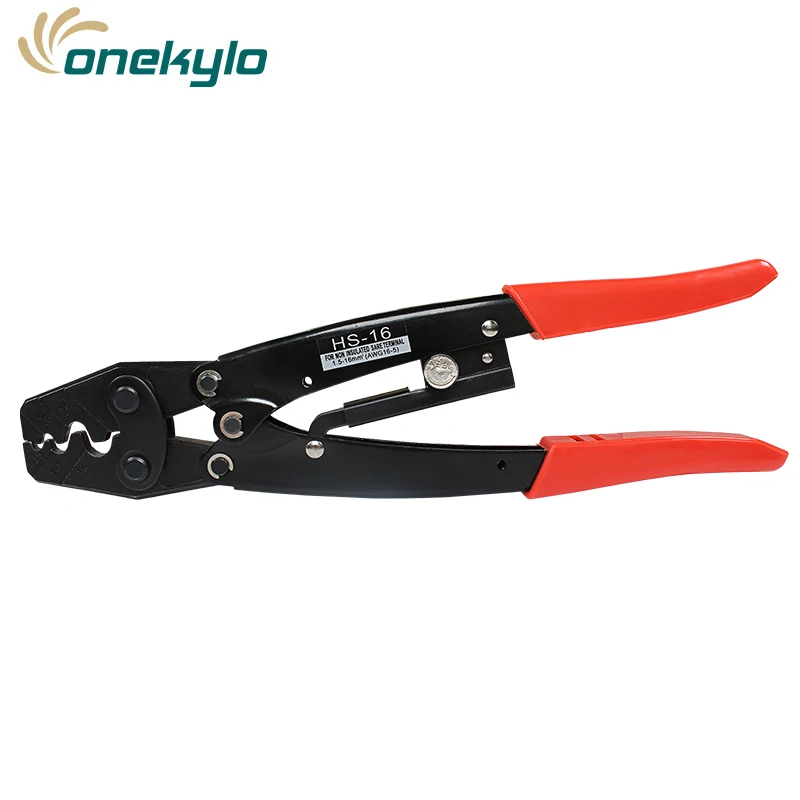 Crimping tools pliers for non-insulated terminals Japanese style Self-locking capacity 0.5-38mm2 rachet crimping pliers