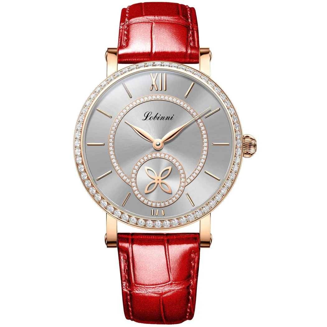 LOBINNI женские роскошные часы модные мужские автоматические часы с автоподзаводом механические наручные часы сапфировое зеркало австрийский хрустальный безель
