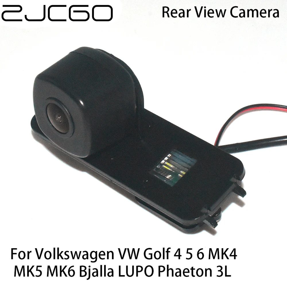 

ZJCGO Car Rear View Reverse Back Up Parking Camera for Volkswagen VW Golf 4 5 6 MK4 MK5 MK6 Bjalla LUPO Phaeton 3L