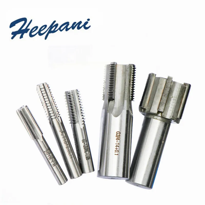 NPT1/8 - NPT2 Inch Tungsten Steel Thread Taps Wear-resistant Machine Tapping Cutting Tool Alloy Wire Tap