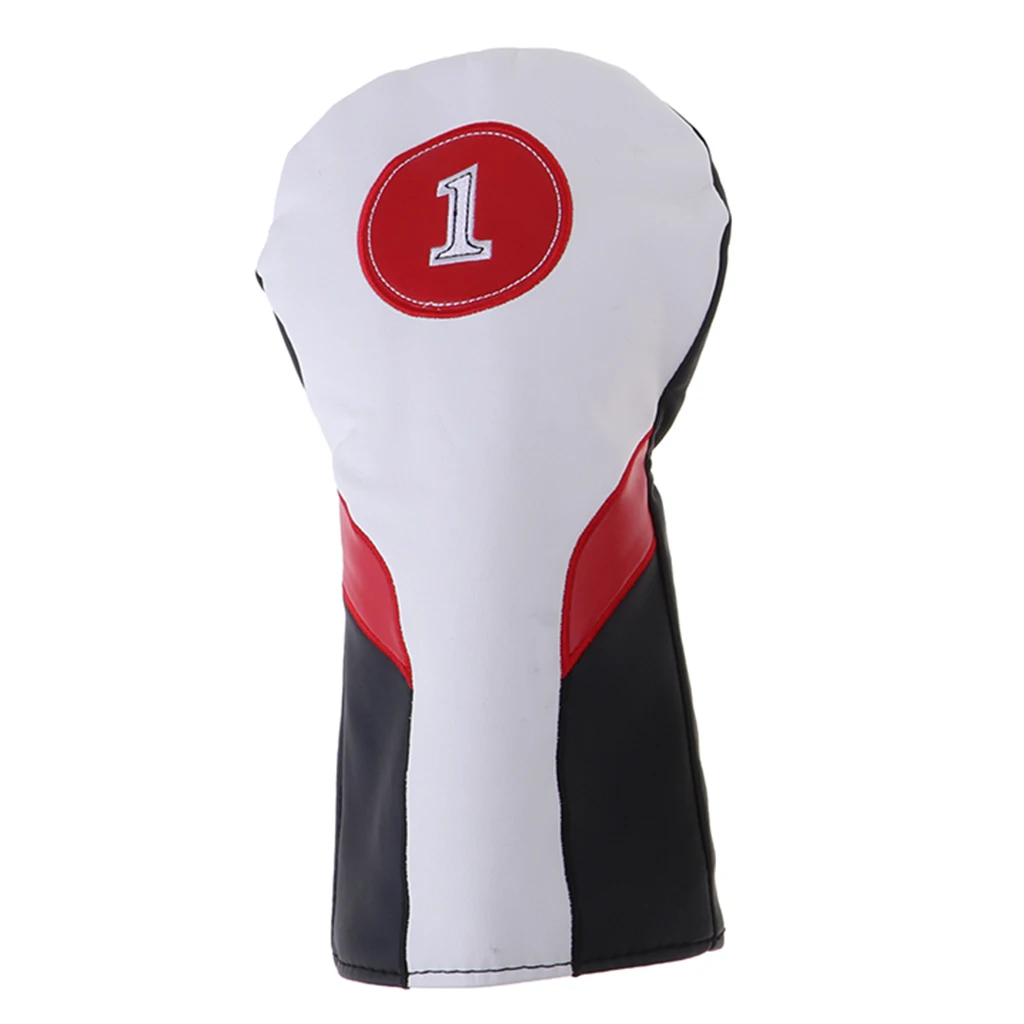Golf Club Headcover 460cc Driver Wood Head Cover No. 1 3 5 Cue Sleeve Universal Replacement Golf Head Protector Cover