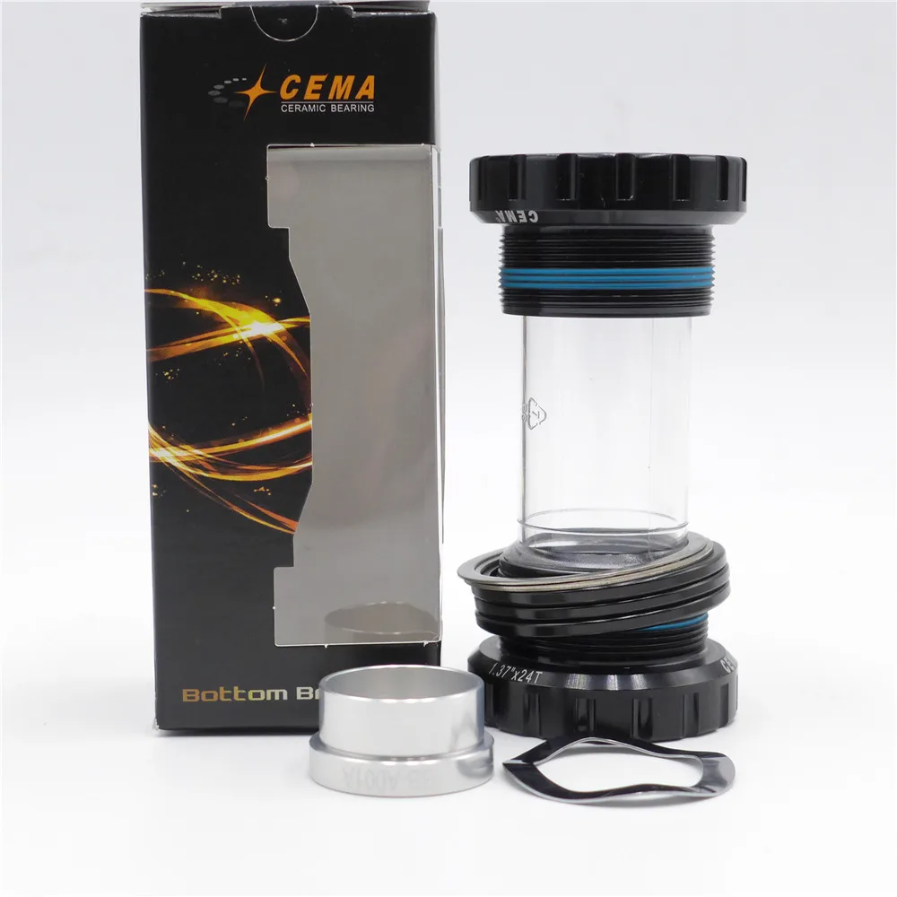 CEMA BSA 68/73mm Road Mountain Bike MTB Threaded Ceramic Bearing Bottom Bracket For SRAM/SHIMANO crankset