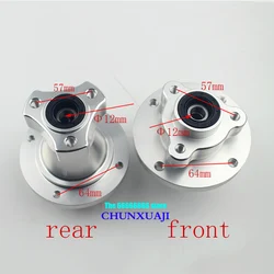 High quality CNC 12mm Axle Hole Motorcycle Front & Rear Wheel Hub for Honda Z50 Monkey Bike