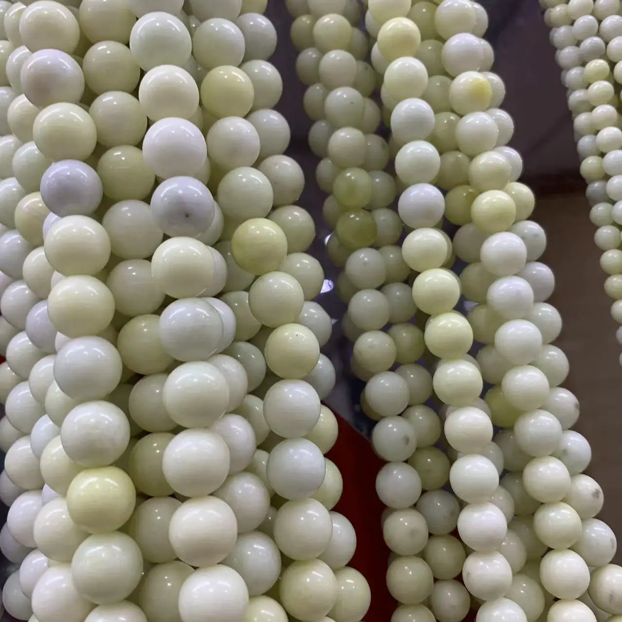 Ivory Jasper Stone Beads Natural Gemstone Diy Loose Beads For Jewelry Making Strand 15