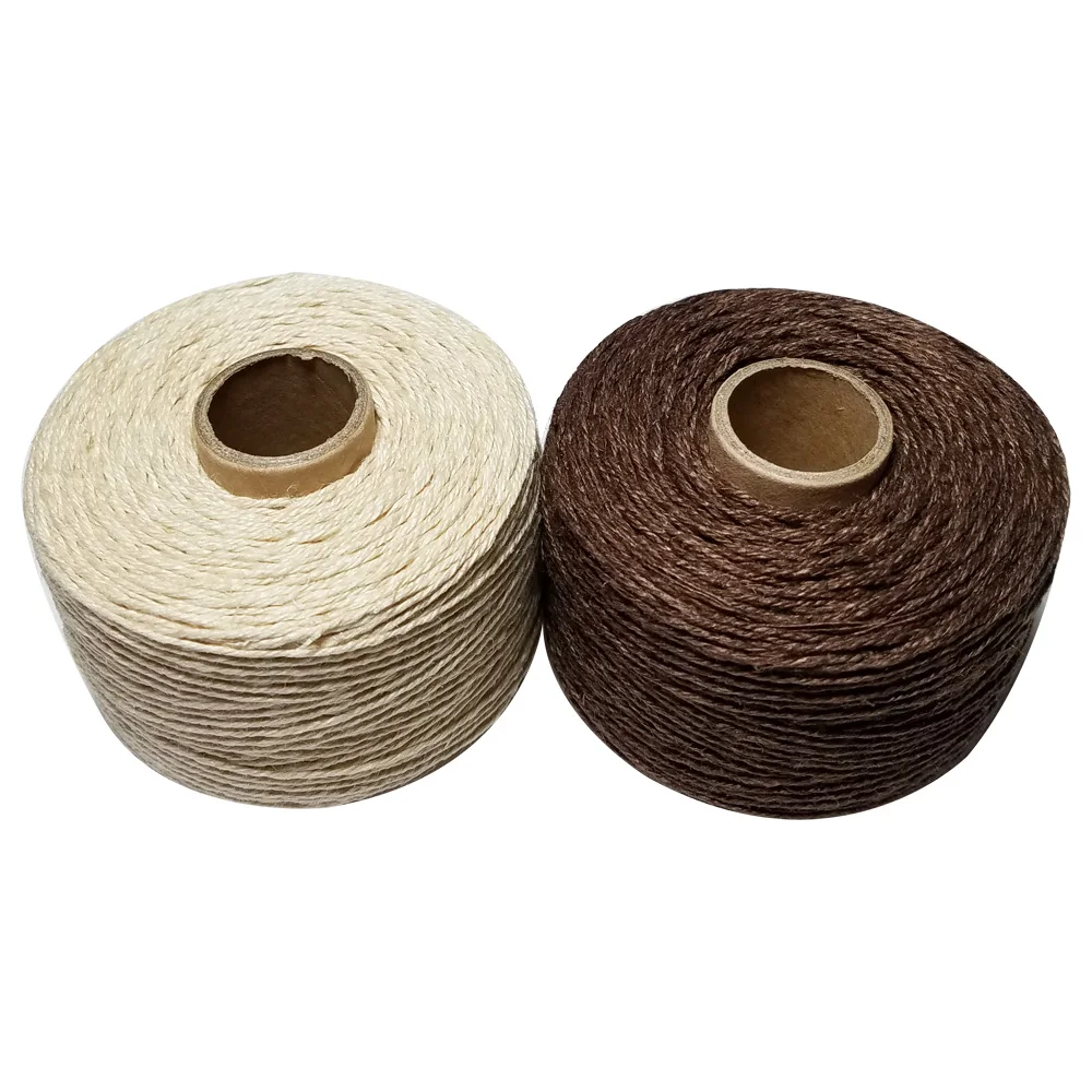 100% Linen rope 120m/roll Twine ramie thread cord for handmade sewing accessory  DIY