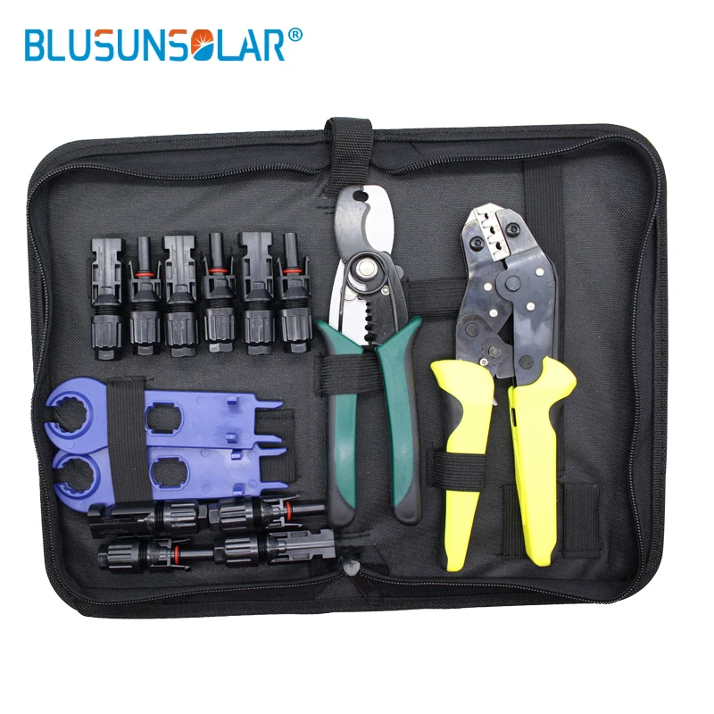 1 set tool kit Crimping tool /cable cutter/SOLAR PV Spanners wrench tool set for solar system