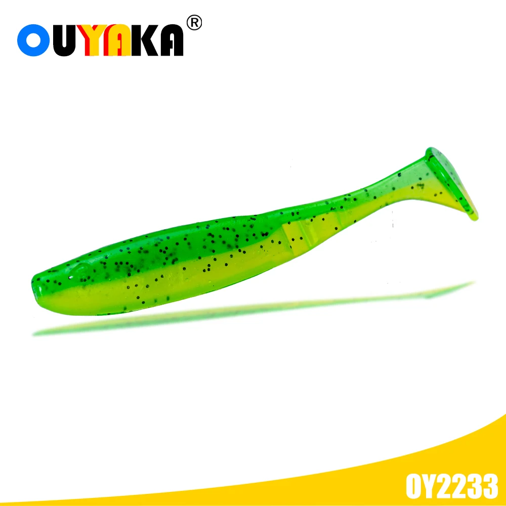 

Softbait Fishing Lure Accesorios 55-70mm 10pcs/bag Artificial Bait Double Color Souple Leurre De Pesca Trolling Tackle Carp Fish