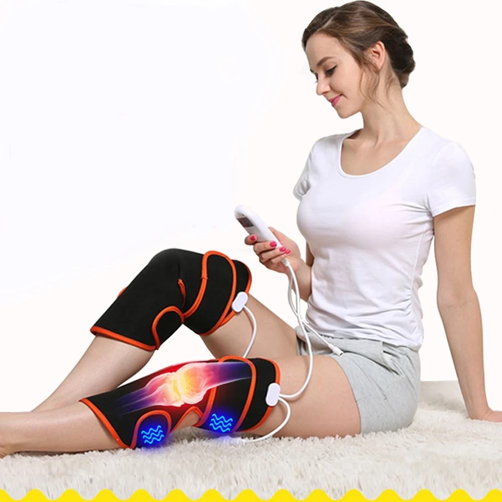 

Electric Heating Knee Massager Pain Relief Vibration Massager Muscle Stimulator Magnetic Therapy Rheumatism Health Care Pads