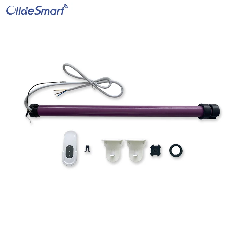 

Olide Smart Roller Shade Motor with Built-in WiFi, Motorized Blinds System can work with Alexa and Google Home