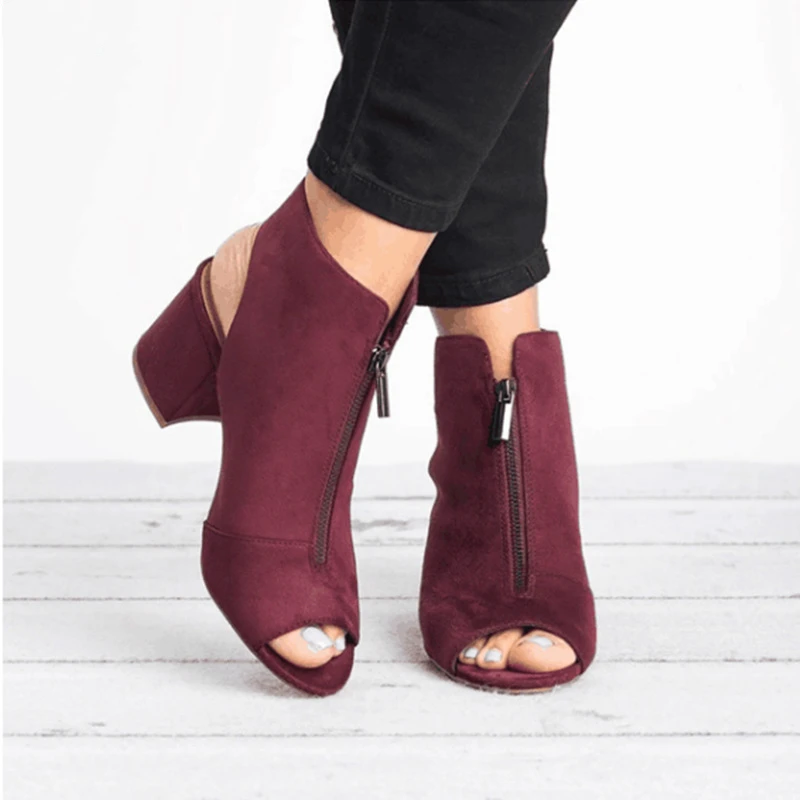 Hot Europe Women Sandals High-heel Shoes Woman 2020 Spring Summer Fashion Sexy Casual Fish Mouth Wedge Sandals Plus Size 34-43