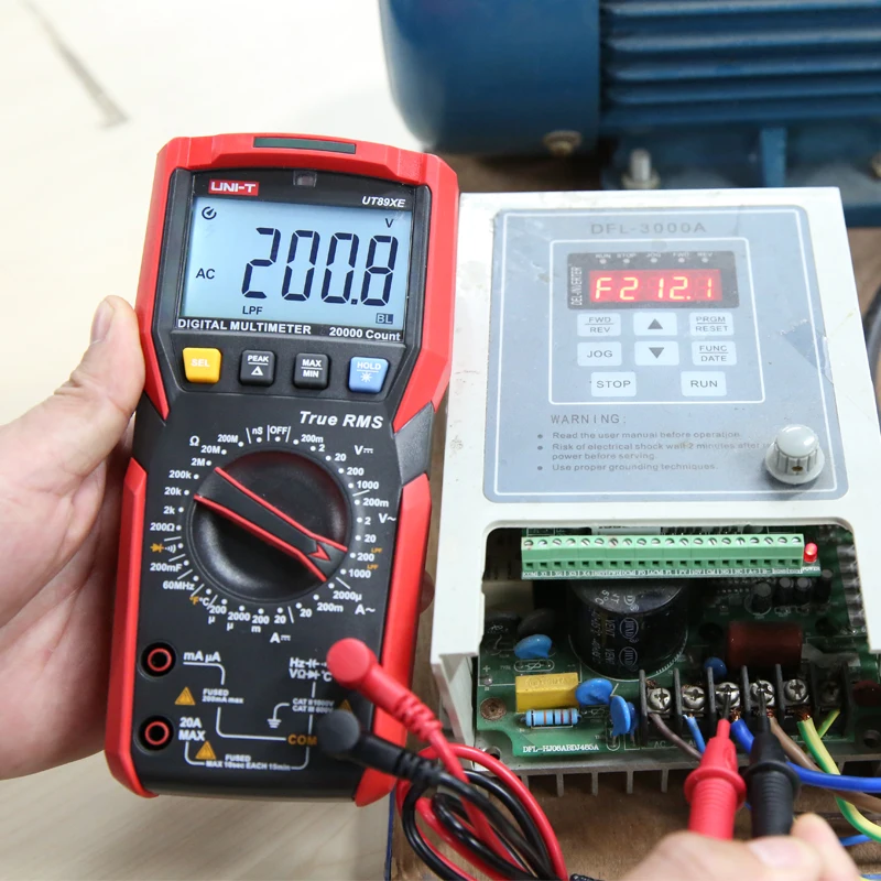 UNI-T UT89XE Digital Multimeter; manual range True RMS full-function anti-burn protection digital display electric meter